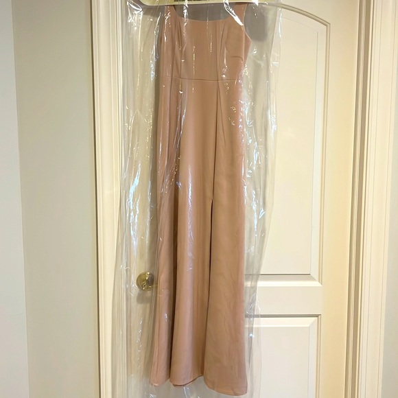 Show Me Your MuMu, Pale Pink Dress (XXS,00), Bridal - Picture 6 of 7